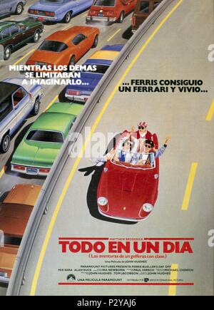 Original Film Titel: Ferris Bueller'S DAY OFF. Englischer Titel: Ferris Bueller'S DAY OFF. Regisseur: John Hughes. Jahr: 1986. Quelle: Paramount Pictures/Album Stockfoto