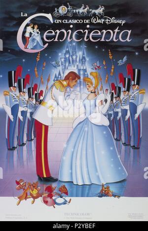 Original Film Titel: Cinderella. Englischer Titel: Cinderella. Film Regie: CLYDE GERONIMI, WILFRED JACKSON, HAMILTON LUSKE. Jahr: 1950. Credit: WALT DISNEY PRODUCTIONS/Album Stockfoto