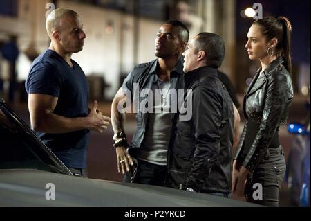 Original Film Titel: Fast & Furious. Englischer Titel: Fast & Furious. Regisseur: JUSTIN LIN. Jahr: 2009. Stars: VIN DIESEL. Quelle: UNIVERSAL PICTURES/Album Stockfoto