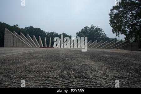 Mujibnagar Denkmal an Mujibnagar im Meherpur Distrikt. Mujibnagar, früher bekannt als Baidyanathtala ist eine Stadt im Meherpur Distrikt von Ba Stockfoto