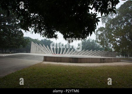 Mujibnagar Denkmal an Mujibnagar im Meherpur Distrikt. Mujibnagar, früher bekannt als Baidyanathtala ist eine Stadt im Meherpur Distrikt von Ba Stockfoto