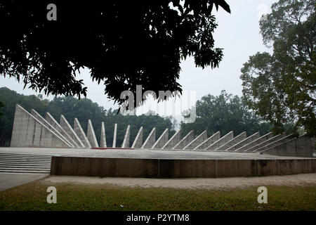 Mujibnagar Denkmal an Mujibnagar im Meherpur Distrikt. Mujibnagar, früher bekannt als Baidyanathtala ist eine Stadt im Meherpur Distrikt von Ba Stockfoto