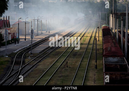 Bender, der Republik Moldau, Bahnhof Stockfoto