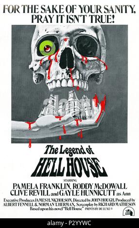 Original Filmtitel: DIE LEGENDE DER HÖLLE HAUS. Englischer Titel: DIE LEGENDE DER HÖLLE HAUS. Regisseur: John HOUGH. Jahr: 1973. Quelle: 20th Century Fox/Album Stockfoto