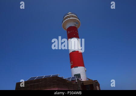 El Toston Leuchtturm und Museum der traditionellen Fischerei, Fuerteventura, Spanien Stockfoto