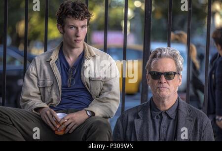 Original Film Titel: Der einzige lebende Junge IN NEW YORK. Englischer Titel: Der einzige lebende Junge IN NEW YORK. Regisseur: Marc Webb. Jahr: 2017. Stars: Jeff Bridges; CALLUM TURNER. Credit: Big Indie Bilder/Amazon Studios/Album Stockfoto