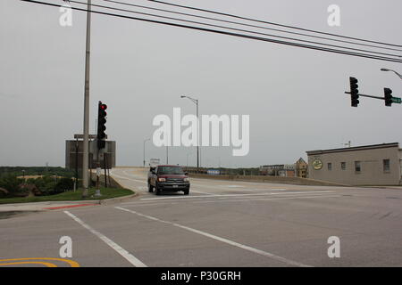 Landschaft der historischen Lemont, Illinois. Stockfoto