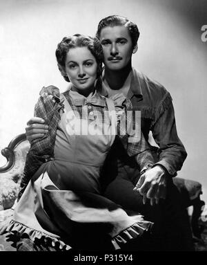 Original Film Titel: Dodge City. Englischer Titel: Dodge City. Regisseur: Michael Curtiz. Jahr: 1939. Stars: OLIVIA DE HAVILLAND; Errol Flynn. Quelle: WARNER BROTHERS/Album Stockfoto