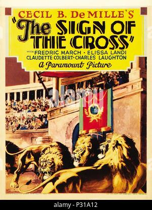 Original Film Titel: DAS ZEICHEN DES KREUZES. Englischer Titel: DAS ZEICHEN DES KREUZES. Regisseur: CECIL B DEMILLE. Jahr: 1932. Quelle: Paramount Pictures/Album Stockfoto
