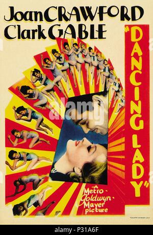 Original Film Titel: DANCING LADY. Englischer Titel: DANCING LADY. Film Regie: Robert Z. LEONARD. Jahr: 1933. Credit: MGM /Album Stockfoto