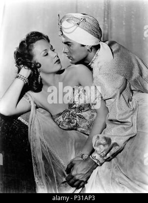 Original Film Titel: SOHN VON ALI BABA. Englischer Titel: SOHN VON ALI BABA. Regisseur: KURT NEUMANN. Jahr: 1952. Stars: Tony Curtis, PIPER LAURIE. Quelle: UNIVERSAL PICTURES/Album Stockfoto