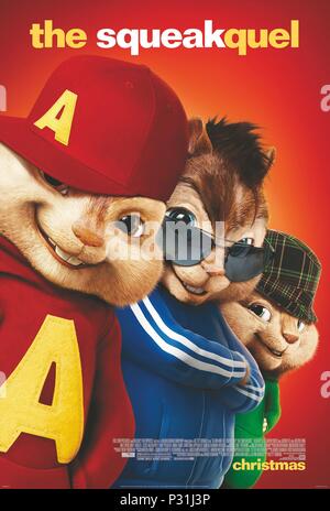 Original Film Titel: Alvin und die Chipmunks: der SQUEAKQUEL. Englischer Titel: Alvin und die Chipmunks: der SQUEAKQUEL. Regisseur: BETTY THOMAS. Jahr: 2009. Quelle: 20th Century Fox/Album Stockfoto