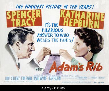 Original Film Titel: ADAM'S RIB. Englischer Titel: ADAM'S RIB. Regisseur: George Cukor. Jahr: 1949. Credit: M.G.M/Album Stockfoto