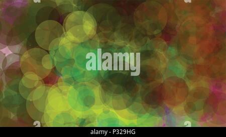 Rot, Gelb, Pink, Orange und Grün blasen, Grunge Background Vektor. Tinte splatter, blots, spot Elemente. Aquarellfarbe Spritzer Muster, Fluid s Stock Vektor