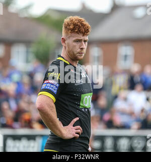 Wakefield, Großbritannien, Sonntag, 17 Juni 2018, Mobile Rakete Stadion, Wakefield, England; Betfred Super League, Wakefield Trinity v Warrington Wölfe; Harvey Livett von Warrington Wolves Credit: Aktuelles Bilder/Alamy leben Nachrichten Stockfoto