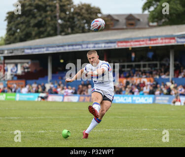 Wakefield, Großbritannien, Sonntag, 17 Juni 2018, Mobile Rakete Stadion, Wakefield, England; Betfred Super League, Wakefield Trinity v Warrington Wölfe; Ryan Hampshire Wakefield Trinity wandelt Credit: Aktuelles Bilder/Alamy leben Nachrichten Stockfoto