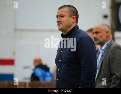 Wakefield, Großbritannien, Sonntag, 17 Juni 2018, Mobile Rakete Stadion, Wakefield, England; Betfred Super League, Wakefield Trinity v Warrington Wölfe; Chris Chester (Trainer) von Wakefield Trinity Credit: Aktuelles Bilder/Alamy leben Nachrichten Stockfoto