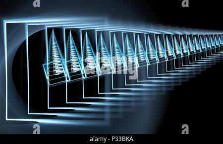 abstrakte Fraktal Hintergrund, Textur Stockfoto