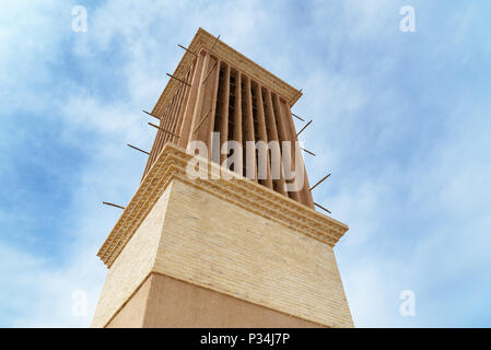 Badgirs, windcatcher auf dem Dach in der alten Stadt. Yazd. Iran Stockfoto