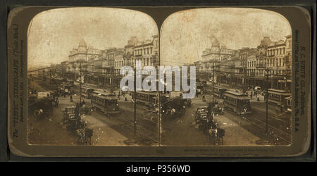 52 Canal Street, der Hauptverkehrsstraße von New Orleans, La, von Herbert C. Weiß Stockfoto