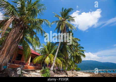 Air Batang (ABC) Strand, (Pulau Tioman Insel, Malaysia) Stockfoto