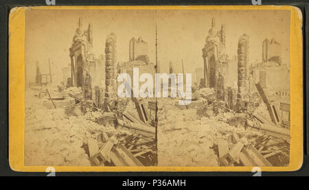 . Clark Street, in der Nähe von Washington. Alternative Titel: Großes Feuer in Chicago, Okt. 9, 1871; unter den Ruinen in Chicago. 55. Abdeckung: 1871. Quelle Impressum: Chicago, Illinois: Lovejoy & Foster, 1871.. Digitale Element veröffentlicht 6-15 2005; 2-12-2009 aktualisiert. 68 Clark Street, in der Nähe von Washington, von Lovejoy &Amp; Fördern Stockfoto