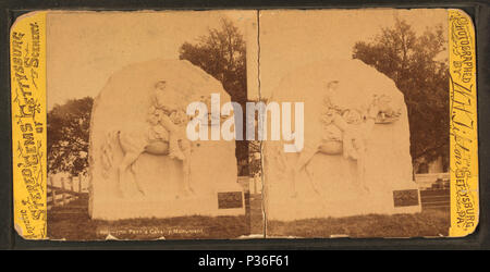 . 17 Penn's Kavallerie Denkmal. Alternative Titel: Künstlerische stereo Edelsteine von Gettysburg Landschaft. Abdeckung: 1865?-1920?. Quelle Impressum: 1865?-1920?. Digitale Element veröffentlicht 00-11-2006; 2-13-2009 aktualisiert. 9 17 Penn's Kavallerie Denkmal, von Tipton, William H., 1850-1929 Stockfoto