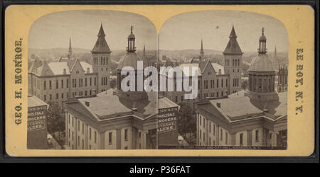 77 Court House und Rathaus, Rochester, N. Y, von Monroe, George H.-- (hibbard), 1851-1916 Stockfoto