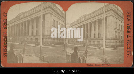 . Court House, New York. Alternative Titel: Stereoskopische Edelsteine von New York und Umgebung. Abdeckung: [1865?-1910?]. Digitale Element veröffentlicht 3-9 2006; 2-11-2009 aktualisiert. 78 Court House, New York, von Robert N. Dennis Sammlung von stereoskopische Ansichten Stockfoto