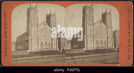 . 34Th St., Kirche wetten. 8. und 9. Avenue Alternative Titel: Blick auf New York City. Abdeckung: 1858-1925. Digitale Element veröffentlicht 8-31 2005; 2-11-2009 aktualisiert. 9 34th St., Kirche wetten. 8. und 9. Avenue, von Robert N. Dennis Sammlung von stereoskopische Ansichten Stockfoto