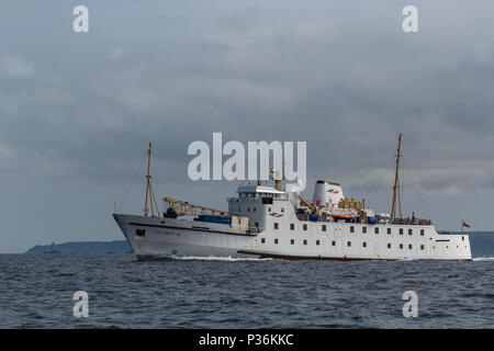 Scillonian III auf See Stockfoto