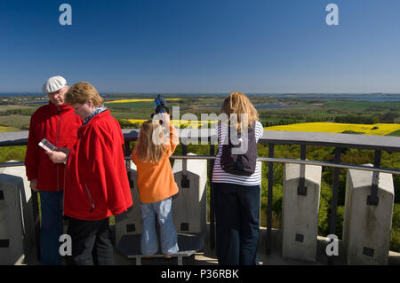 Binz, Deutschland, Rügen aus dem mittleren Turm von Jagdschloss Granitz Stockfoto