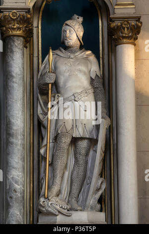 Saint George, Altar von St. Peter und Paul in der Kathedrale von Zagreb Stockfoto