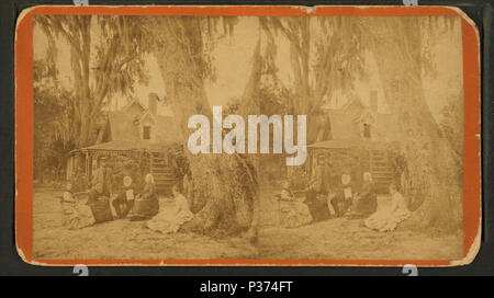 . Dr. Stowe & Frau Harriet Beecher Stowe. Abdeckung: 1873?-1895?. Quelle Impressum: 1873?-1895?. Digitale Element veröffentlicht 7-1 2005; 2-12-2009 aktualisiert. 88 Dr. Stowe &Amp; Frau Harriet Beecher Stowe, von Robert N. Dennis Sammlung von stereoskopische Ansichten Stockfoto