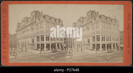 . Edwin Booth's Theater, 23 St., zwischen 5. und 6. Avenue Alternative Titel: Öffentliche Gebäude in New York City und Umgebung. Abdeckung: 1870?-1895?. Digitale Element veröffentlicht 4-12 2006; Aktualisiert im 6-25 2010. 93 Edwin Booth's Theater, 23 St., zwischen 5. und 6. Avenue, von Robert N. Dennis Sammlung von stereoskopische Ansichten 2. Stockfoto