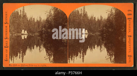 . Entweder nach oben rechts. Alternative Titel: Juwelen der Lake Superior Landschaft, Nr. 250. Erstellt: Ca. 187 -. Digitale Element veröffentlicht 4-8 2005; 2-12-2009 aktualisiert. 93 Entweder nach oben rechts, von Robert N. Dennis Sammlung von stereoskopische Ansichten Stockfoto