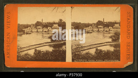 . Fairmount Wasser arbeitet, Philadelphia. Alternative Titel: Amerikanische Ansichten, Standard Serie. Abdeckung: 1860?-1910?. Quelle Impressum: 1860?-1910?. Digitale Element veröffentlicht 8-31 2005; 2-13-2009 aktualisiert. 100 Fairmount Wasser arbeitet, Philadelphia, von Robert N. Dennis Sammlung von stereoskopische Ansichten 2. Stockfoto