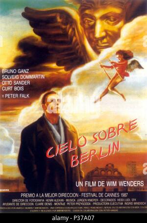 Original Film Titel: DER HIMMEL ÜBER BERLIN. Englischer Titel: FLÜGEL DER SEHNSUCHT. Regisseur: WIM WENDERS. Jahr: 1987. Quelle: Westdeutscher Rundfunk/Album Stockfoto