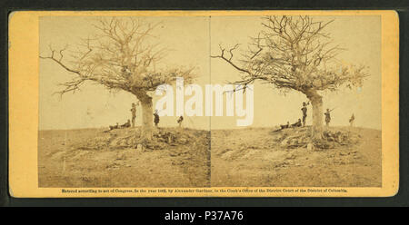 11 ein einsames Grab auf Schlacht von Antietam, Gardner, Alexander, 1821-1882 Stockfoto
