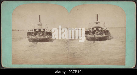 104 Fähre, von Robert N. Dennis Sammlung von stereoskopische Ansichten 4. Stockfoto