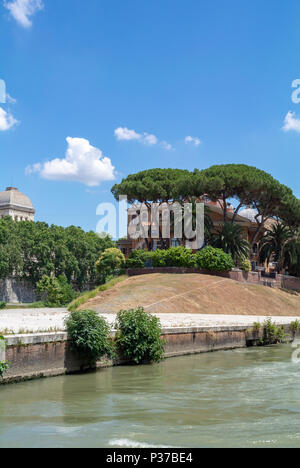 Repubblica Krankenhaus Ospedale San Giovanni Calibita Repubblica, am Tiber, Rom, Latium, Italien Stockfoto