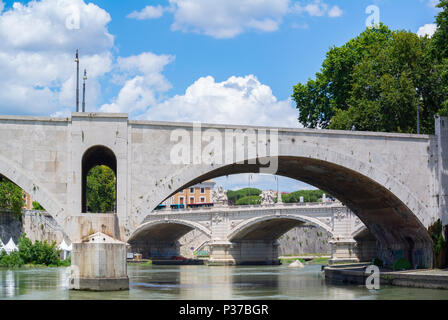 Ponte Principe Amedeo Savoia Aosta am Tiber, Rom, Latium, Italien Stockfoto