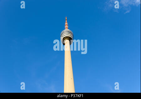 Fernsehturm in Stuttgart, Deutschland - erste TV-Turm der Welt Stockfoto