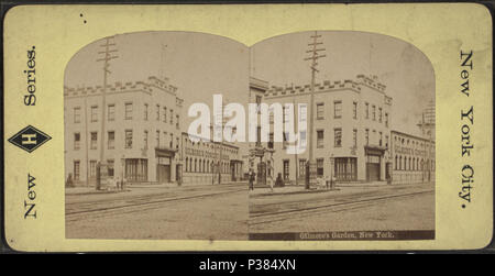 . Booth's Theater. Alternative Titel: Das 'Beste' Series, New York City. Abdeckung: 1870?-1895?. Digitale Element veröffentlicht 4-12 2006; Aktualisiert im 6-25 2010. 123 Die Gilmore Konzert Garten, von Robert N. Dennis Sammlung von stereoskopische Ansichten 7. Stockfoto