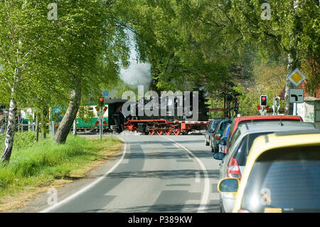 Altefaehr, Deutschland, die Rasenden Roland auf Rügen Stockfoto