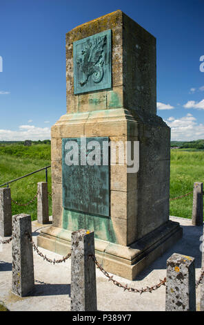 Die 43 Wessex Division Memorial auf Castle Hill, bloße, Wiltshire, England. Stockfoto