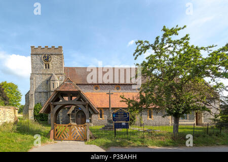 Saint Mary's Church in Streatley, an der Themse, West Berkshire, England, Vereinigtes Königreich. Stockfoto