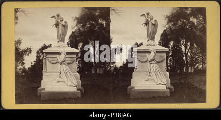 132 Greenwood Cemetery. (Jak. G. Bennett's Monument.), von Robert N. Dennis Sammlung von stereoskopische Ansichten Stockfoto