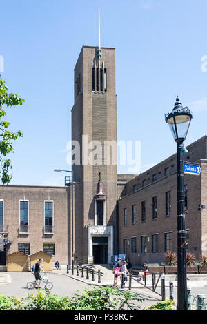 Hornsey Rathaus (Gebäude), den Broadway, Crouch End, London Borough von Haringey, Greater London, England, Vereinigtes Königreich Stockfoto