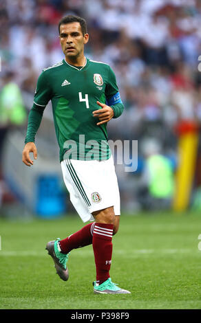 Moskau, Russland. 17 Juni, 2018. Rafael MARQUEZ (MEX), FIFA WM Russland 2018 Gruppe f Deutschland 0-1 Mexiko an Luzhniki Stadion in Moskau, Russland, 17. Juni 2018. Credit: kenzaburo Matsuoka/LBA/Alamy leben Nachrichten Stockfoto